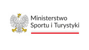Logo Ministerstwa Sportu i Turystyki Rzeczypospolitej Polskiej.